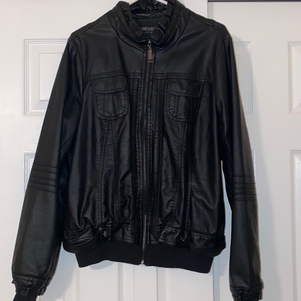 Leather jacket